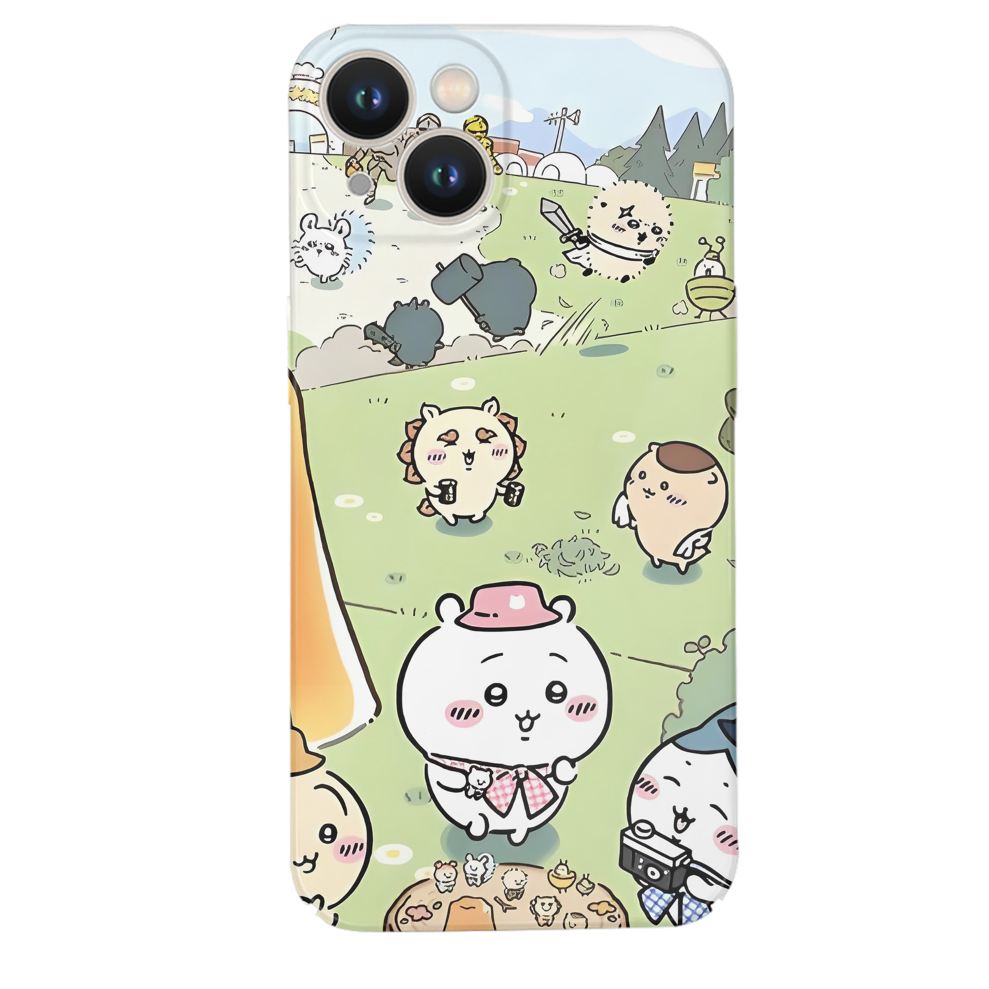 （画像用） ちいかわ Chii-kawa 【iPhone 14シリーズ対応】ハードケース